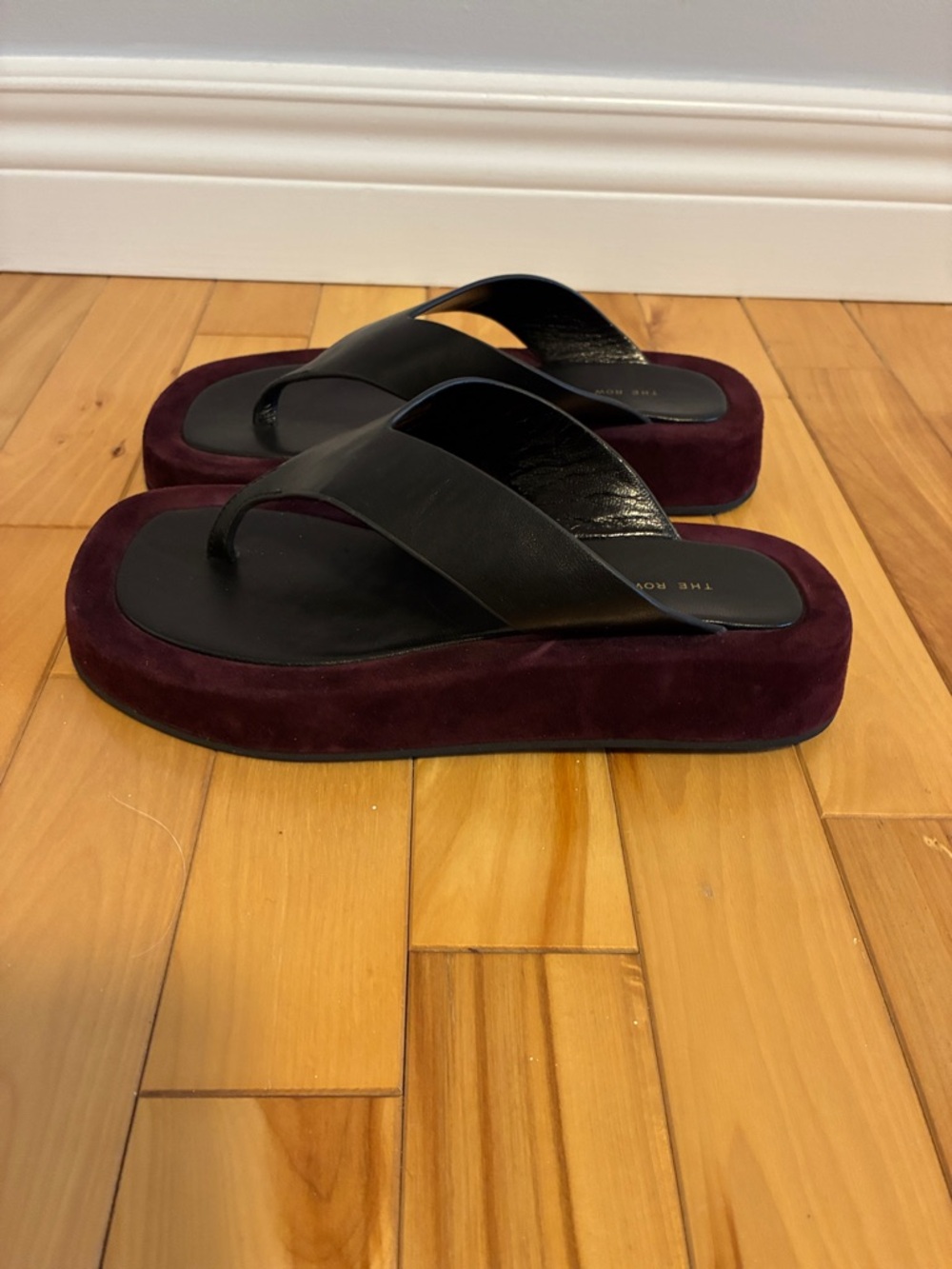 The Row Ginza Platform in Leather and Suede - Picture 3 of 10